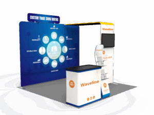 Waveline 10 x 10ft Portable Exhibition Stand Display Booth M
