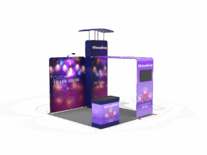 Waveline 10 x 10ft Portable Exhibition Stand Display Booth 07
