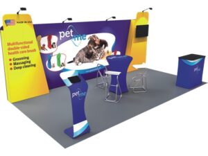 10 x 20ft Custom Trade show Booth Combo B