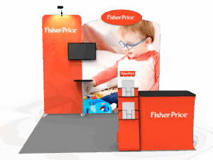 10 x 10ft Portable Tension Fabric Exhibition Booth 04