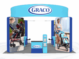 20 x 20ft Custom Trade show Booth Combo 04