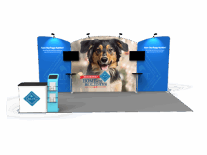 10 x 20ft Custom Trade show Booth Combo 02