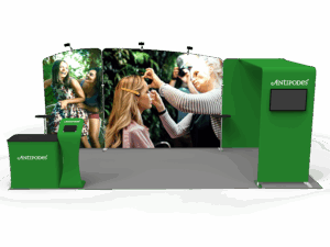 10 x 20ft Custom Trade show Booth Combo 10