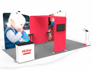 10 x 20ft Custom Trade show Booth Combo 11