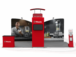 10 x 20ft Custom Trade show Booth Combo 12