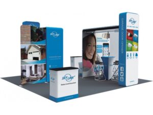 20 x 20ft Custom Trade show Booth Combo C