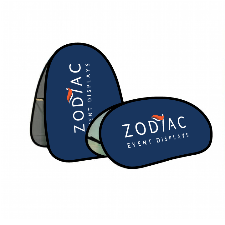 Zodiac Branded Pop Up A-Frame Signs
