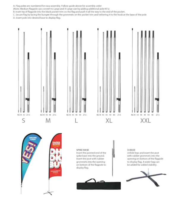 Flag assembly instructions