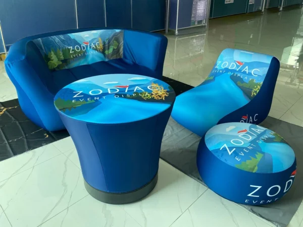 Inflatable Furniture for Zodiac Event Displays Office and events
