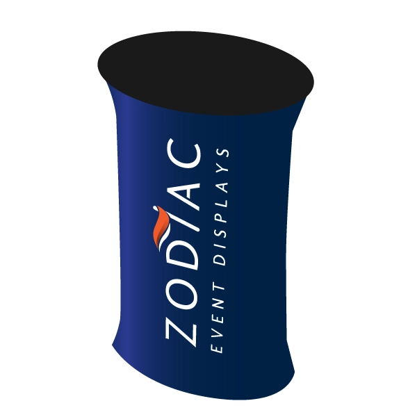 Oval Tension Podium rendering of Zodiac Event Displays