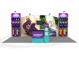 10 x 20ft Custom Trade show Booth Combo 16