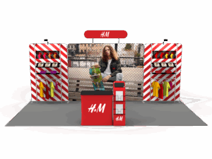 10 x 20ft Portable Exhibition Stand Display Booth 18