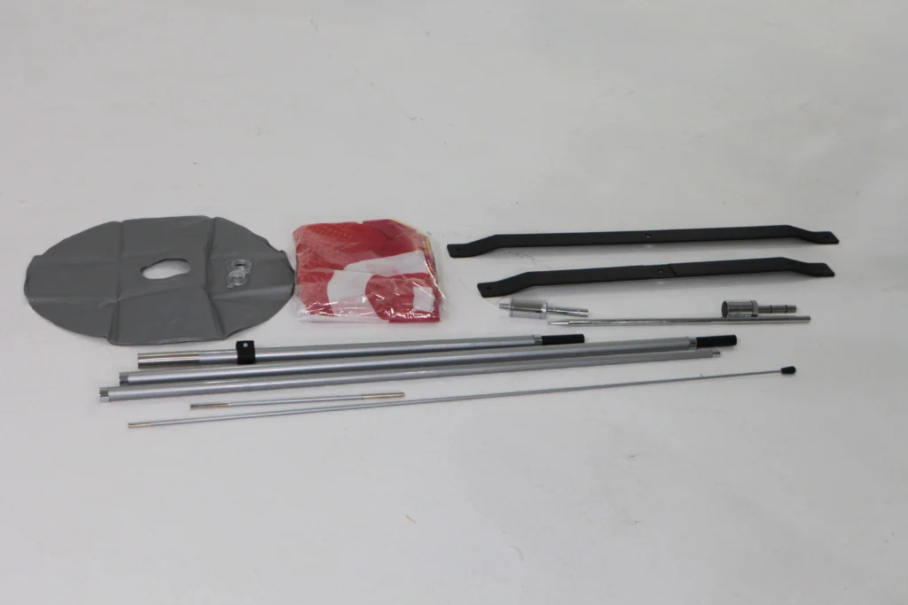 Teardrop and Wing Banner pole set hardware.