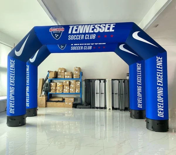 Inflatable Arch for Tennessee Soccer Club.