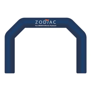 Inflatable Arch rendering of Zodiac Event Displays.