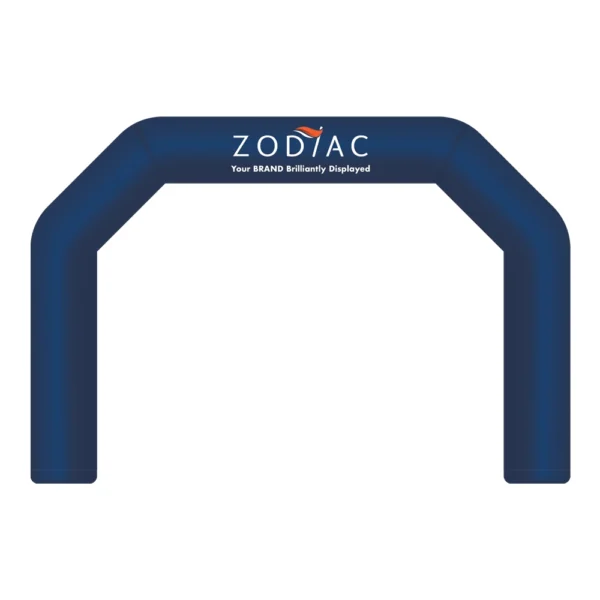 Inflatable Arch rendering of Zodiac Event Displays.