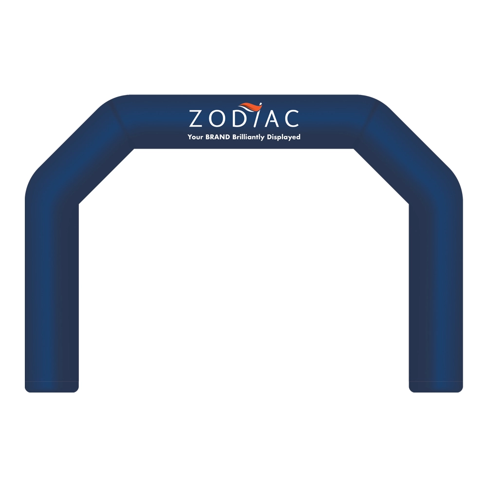 Inflatable Arch rendering of Zodiac Event Displays.