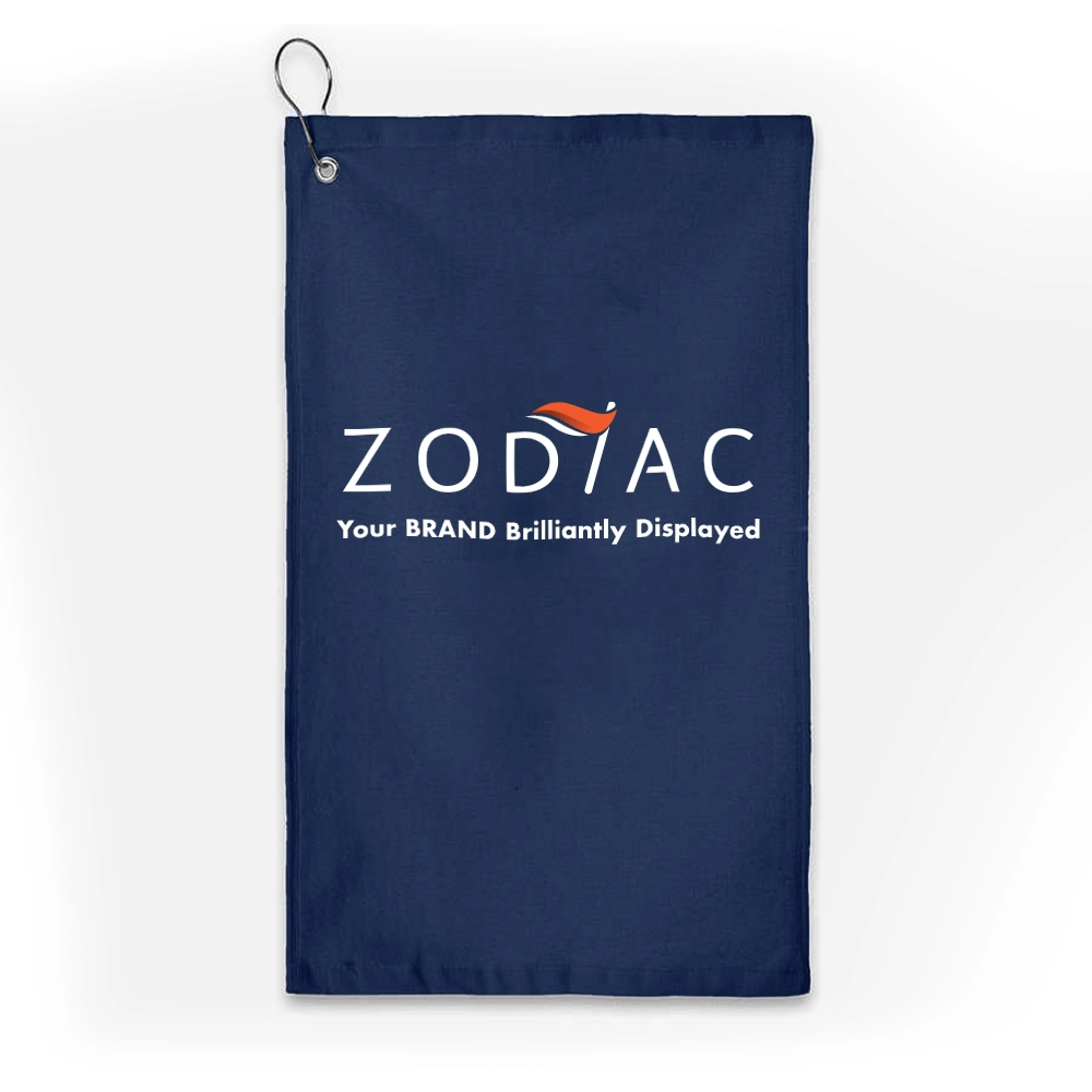 Golf Towels rendering of Zodiac Event Displays.
