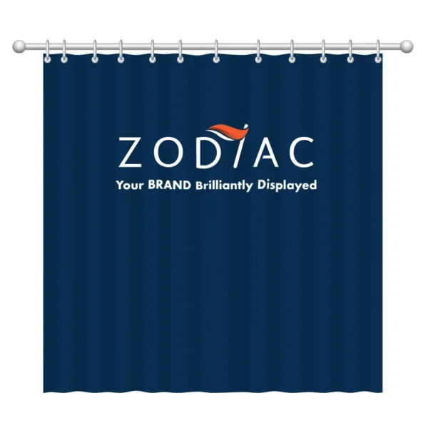 Shower Curtain rendering of Zodiac Event Displays.
