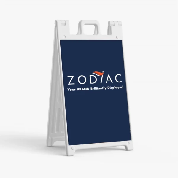 Sandwich Boards rendering of Zodiac Event Displays.