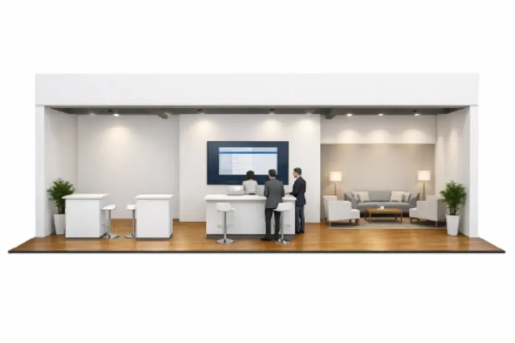 tradeshow booth setup