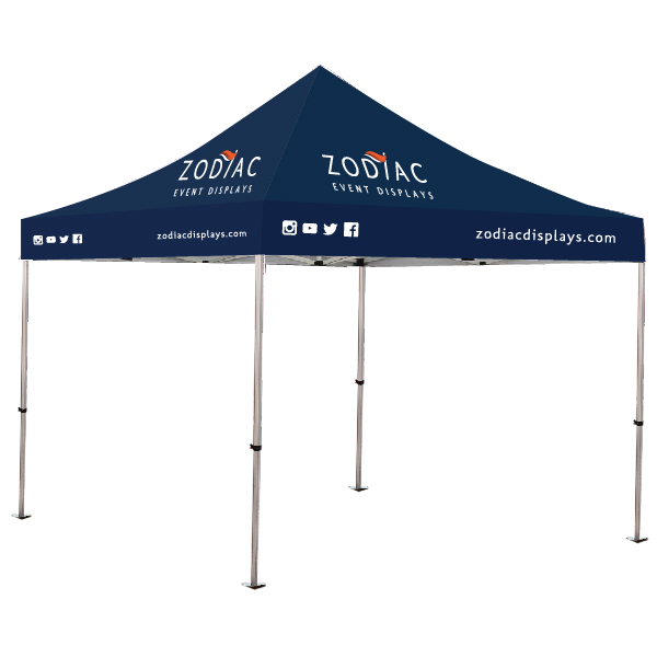 Pop-up Tent rendering of Zodiac Event Displays