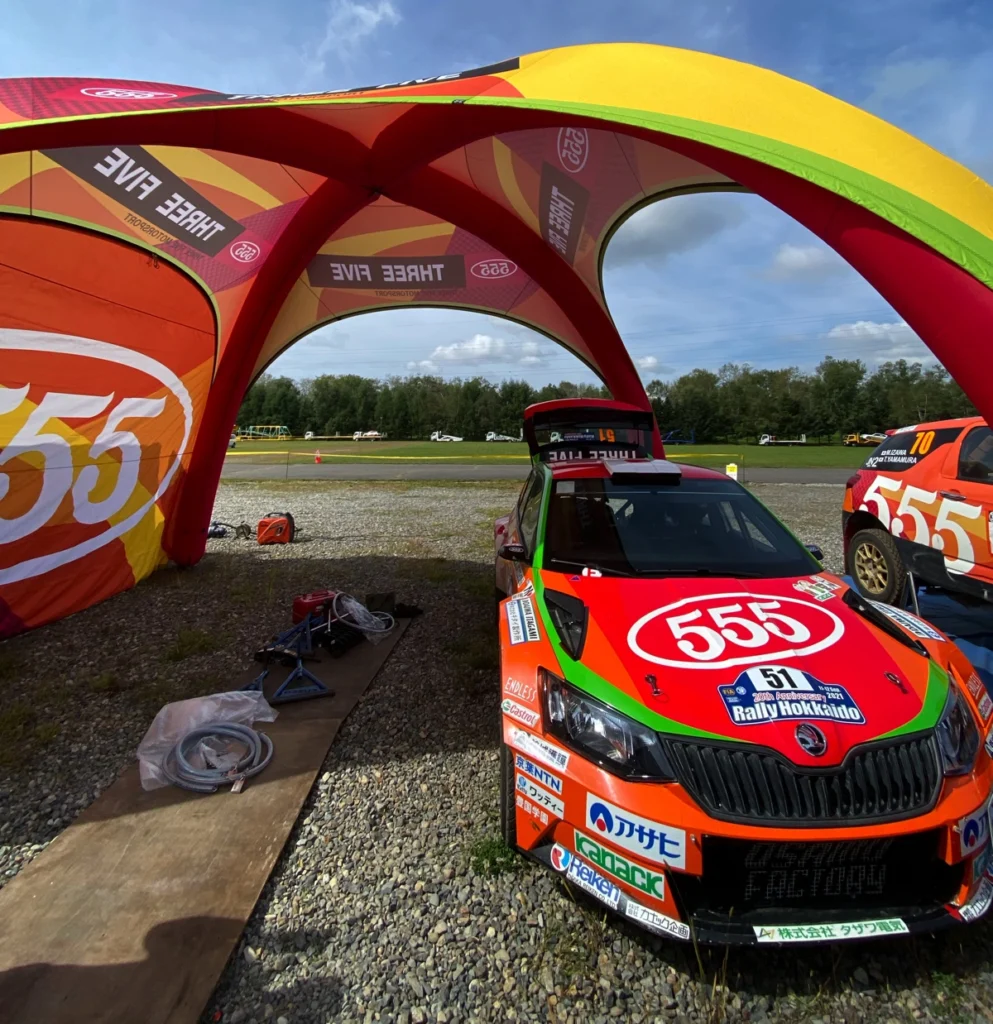 Inflatable Air Tent used at the Three Five automotive event