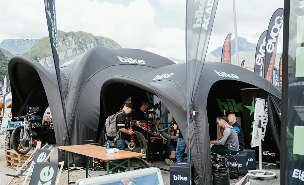 Inflatable Air Tent used at Bike biking event.