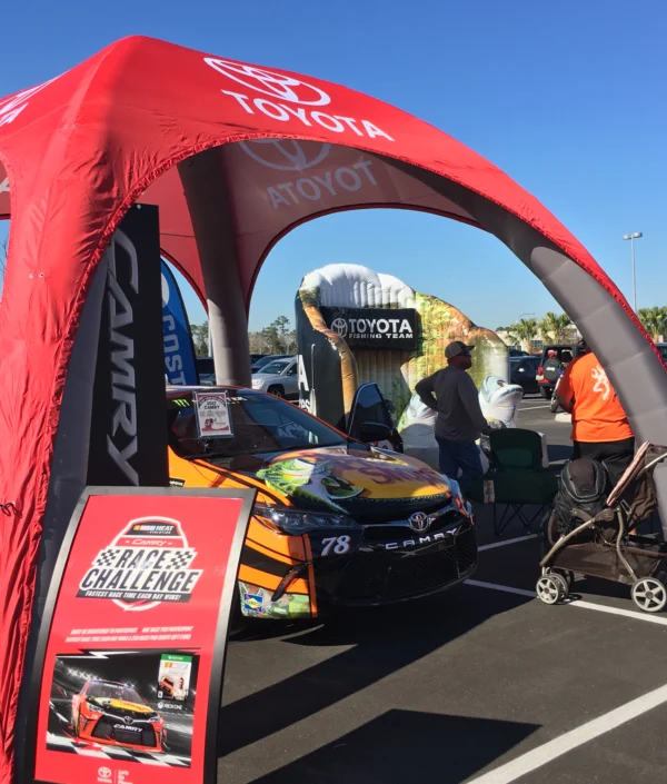 Inflatable Air Tent used at Nascar racing event.