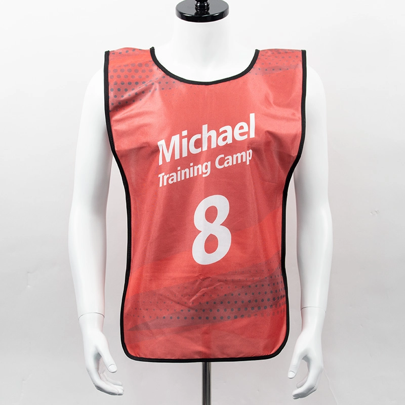Adult Sports Bibs used for Running, ski, Snowboard, or any competitive action sports. Front side.
