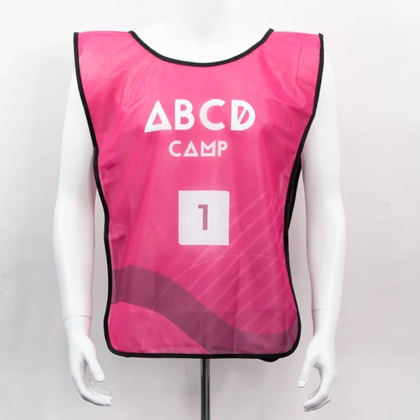 Child Sports Bibs used for Running, Sk, Snowboard, or any competitive action sports.