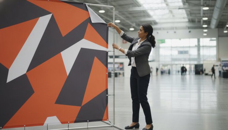 How to Set Up a Tension Fabric Backdrop by Yourself: The Solo Exhibitor's Guide