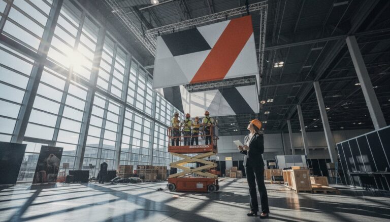 Trade Show Hanging Sign Regulations: The 2026 Guide to Compliance and Impact