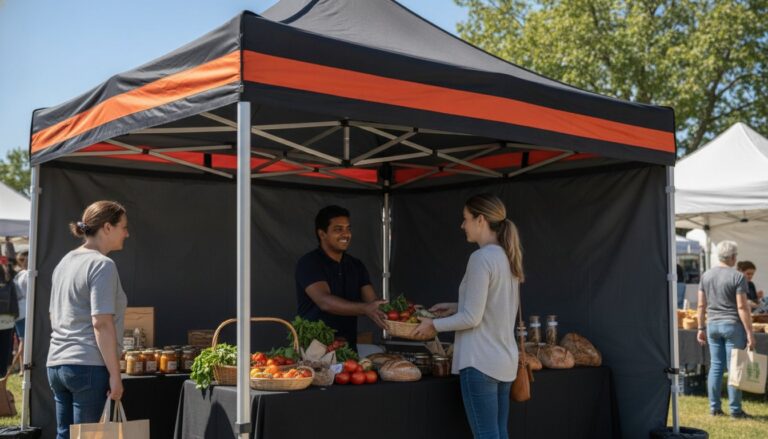Farmers Market Vendor Tent with Logo: The 2026 Guide to High-Impact Branding