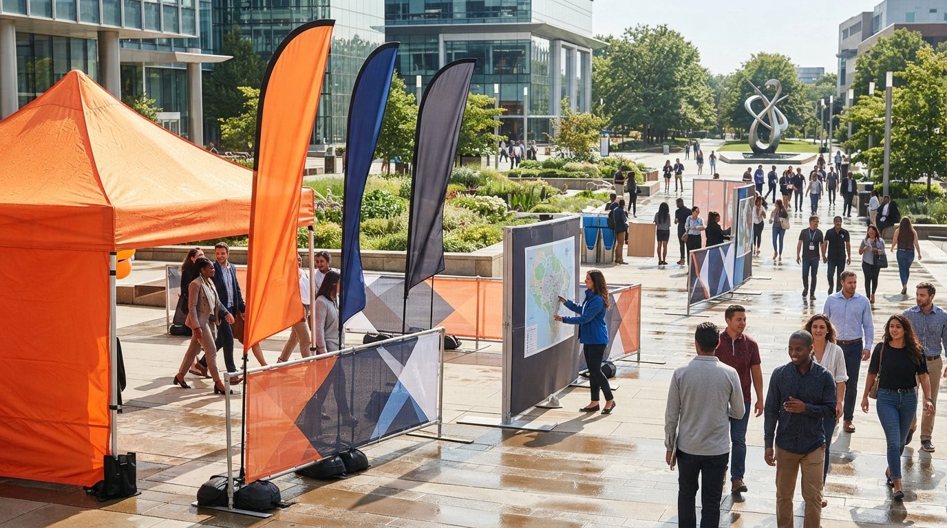 Weatherproof Outdoor Event Signage: The 2026 Durability & Design Guide