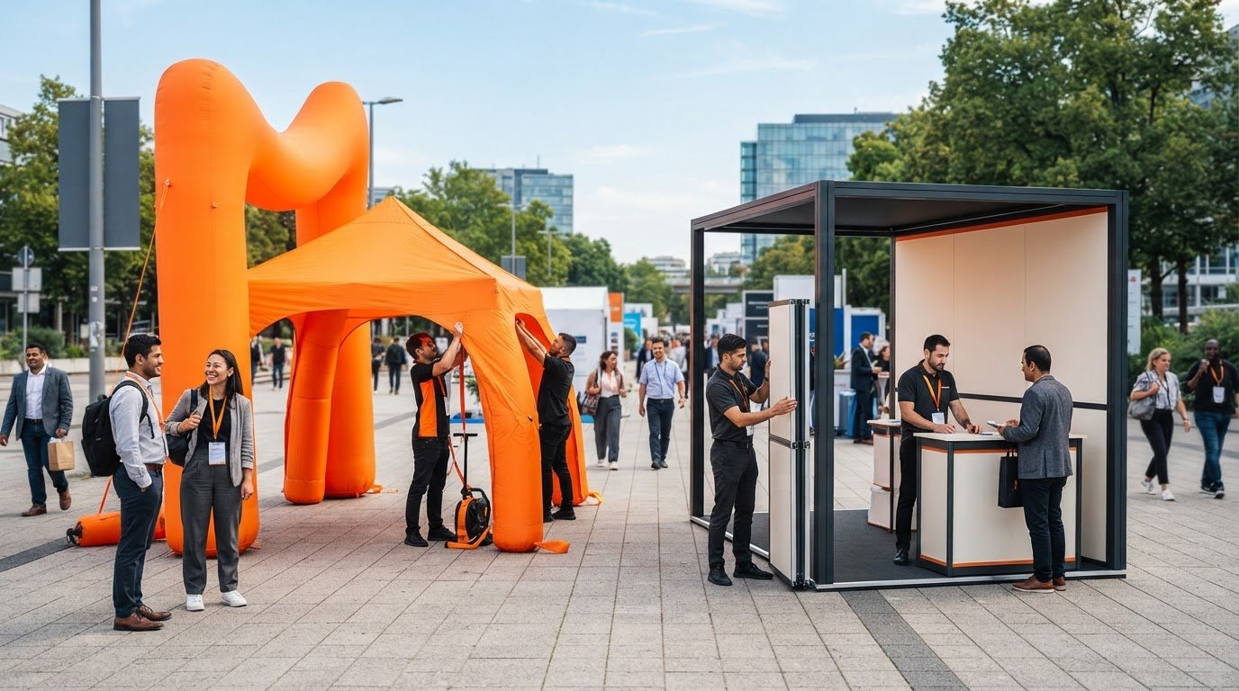 Inflatable Displays vs. Traditional Structures: How to Choose for Your Event